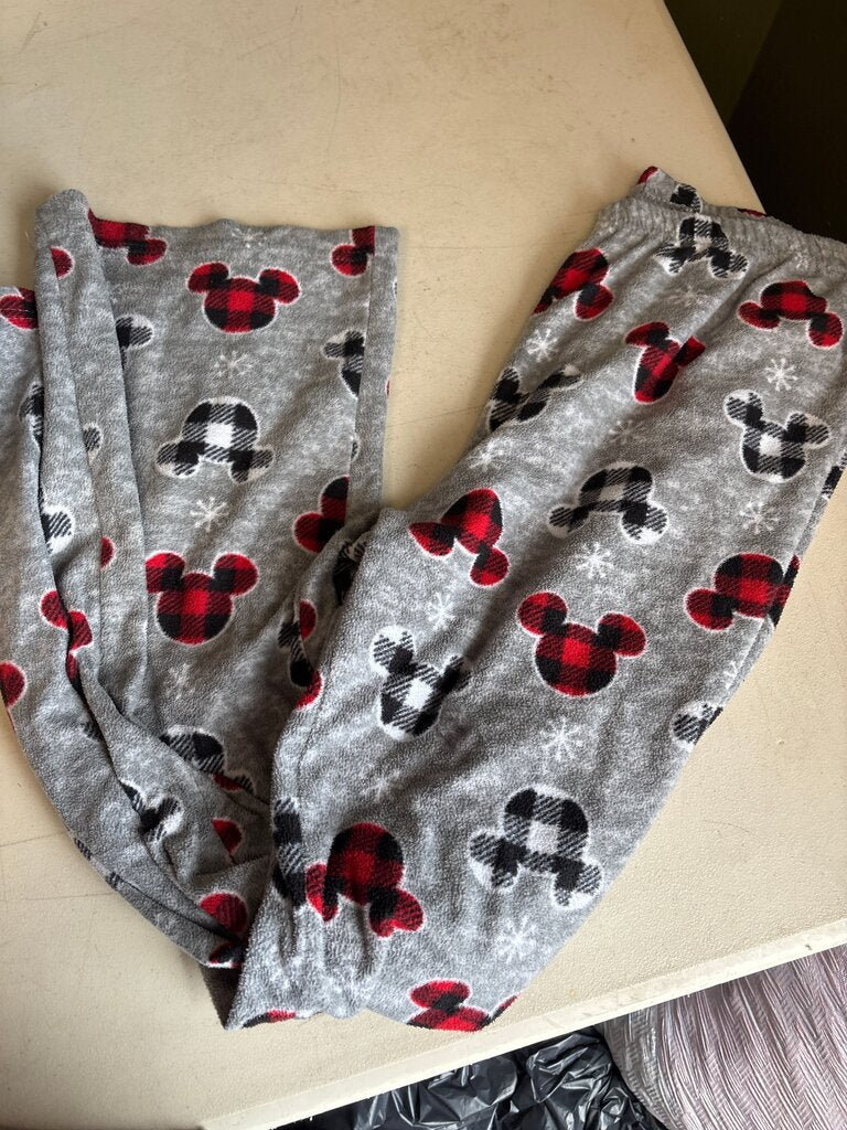 Disney Mickey Mouse Print Pajama Bottoms