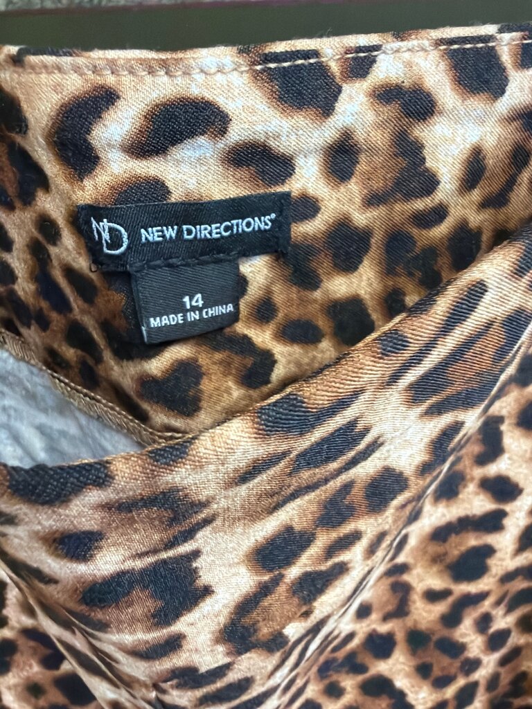 New Directions Leopard Print Leggings