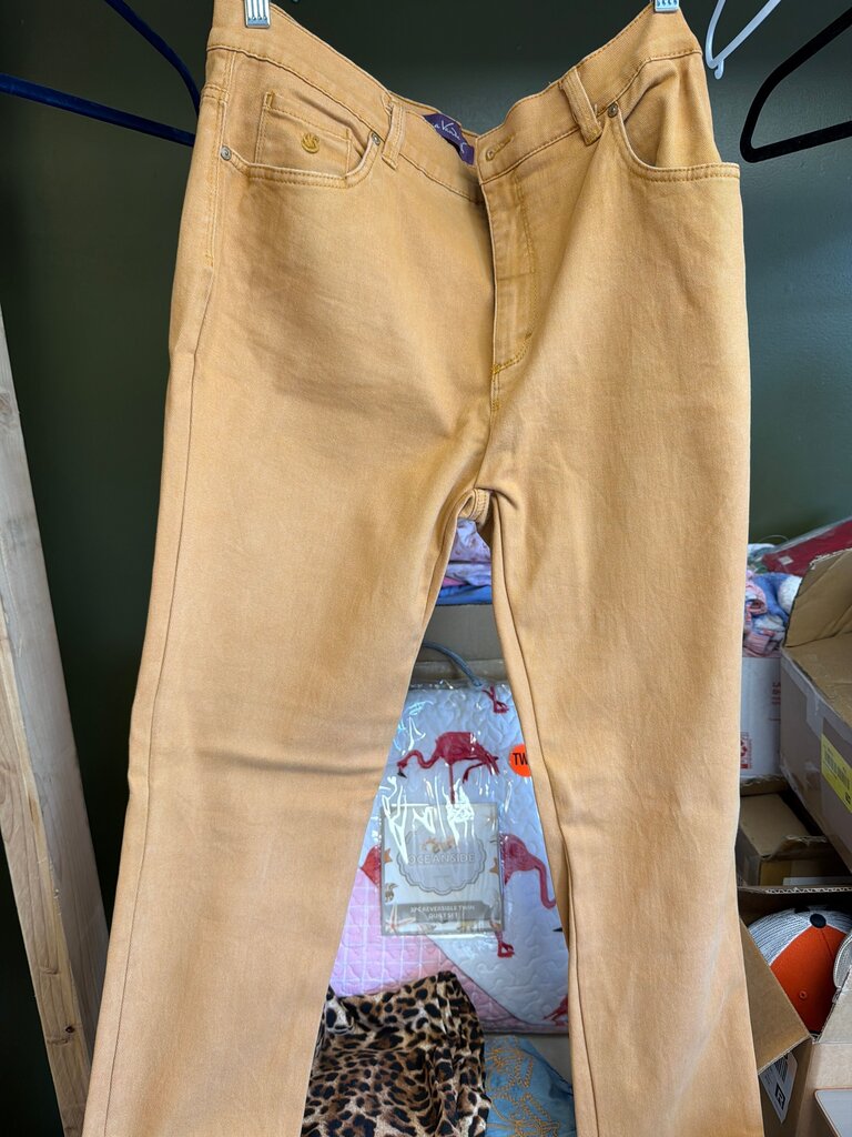 Gloria Vanderbilt Women's Yellow Pants Size 14