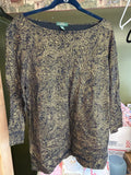 Ralph Lauren LRL Women's XL Paisley Top