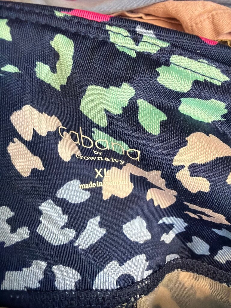 Crown & Ivy Women's XL Leopard Print Leggings