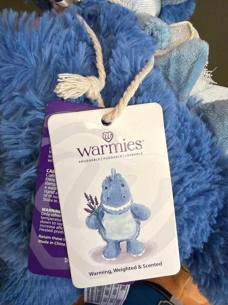 Warmies Blue Plush Heating Toy