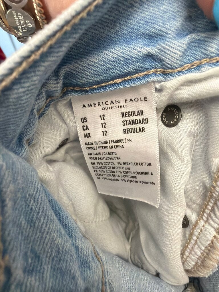 American Eagle Outfitters Distressed Mom Jeans