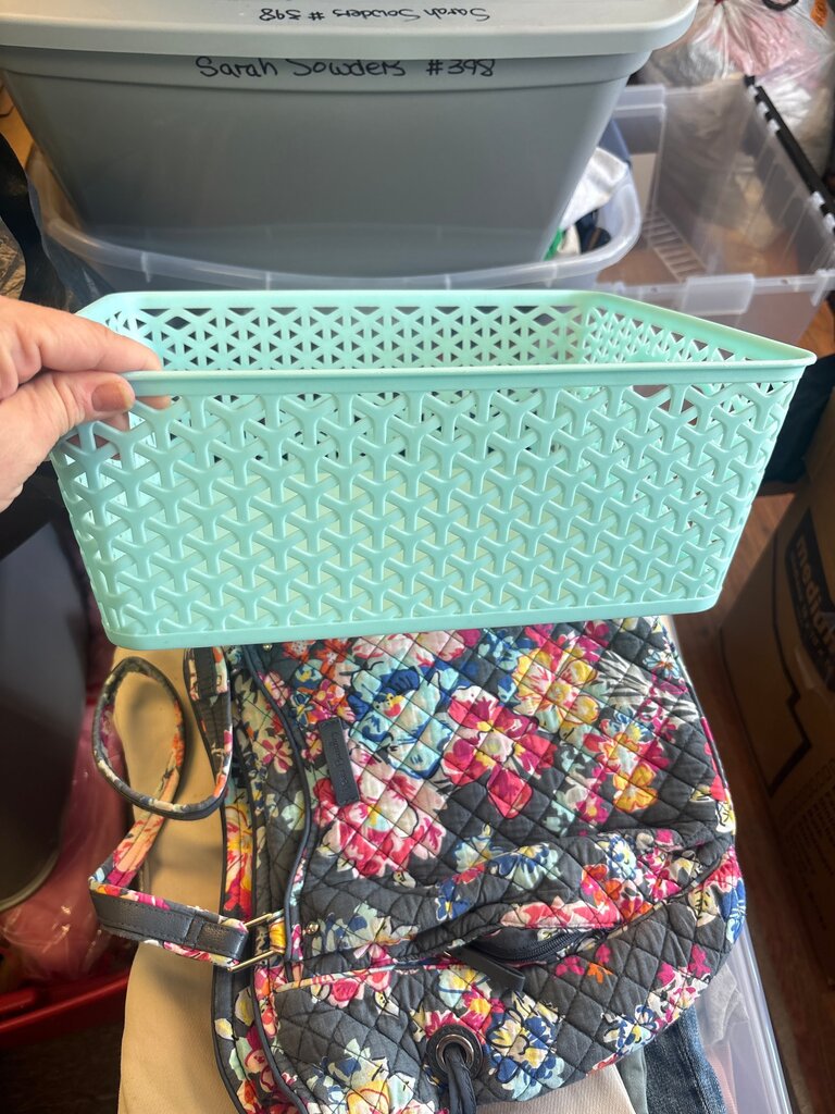 Mint Green Storage Basket