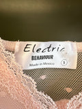 Electric Behaviour Pink Lace Camisole