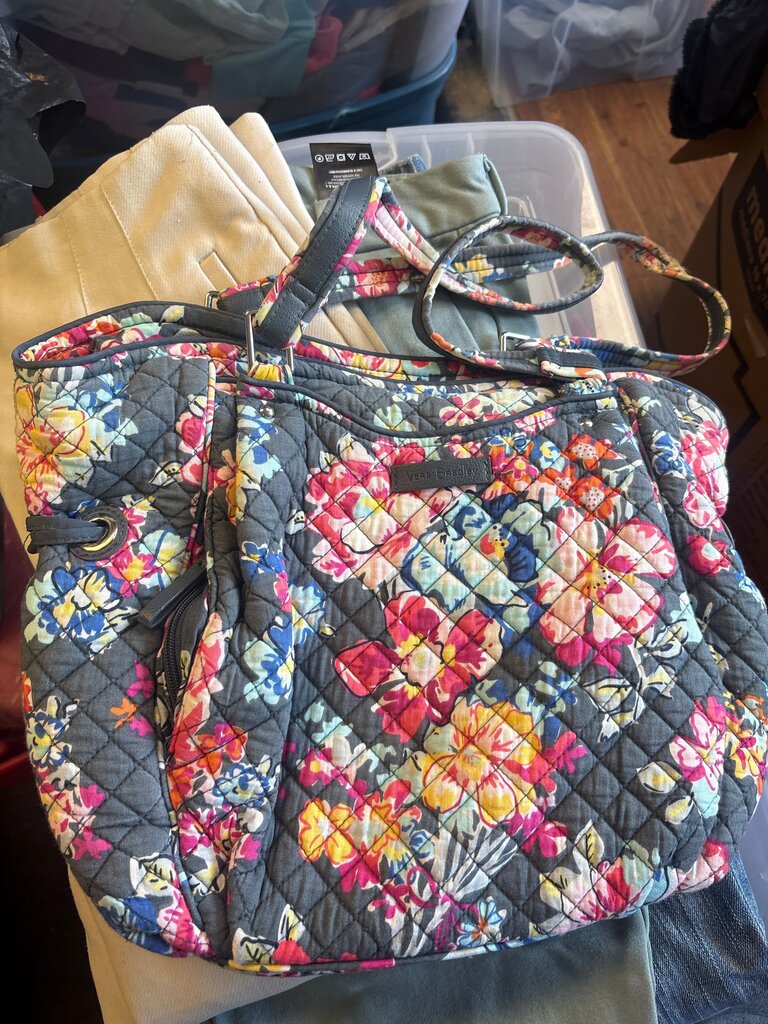 Vera Bradley Floral Quilted Tote Bag