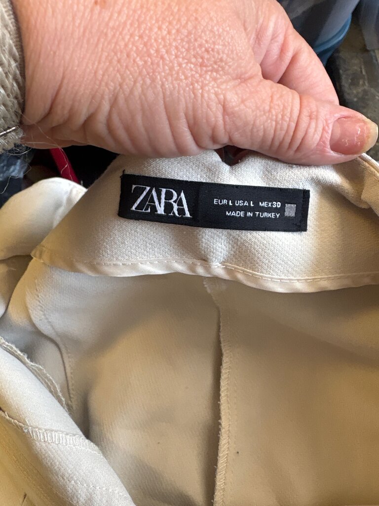 ZARA Cream Colored Pants