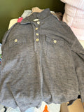 Grey Button-Up Sweater