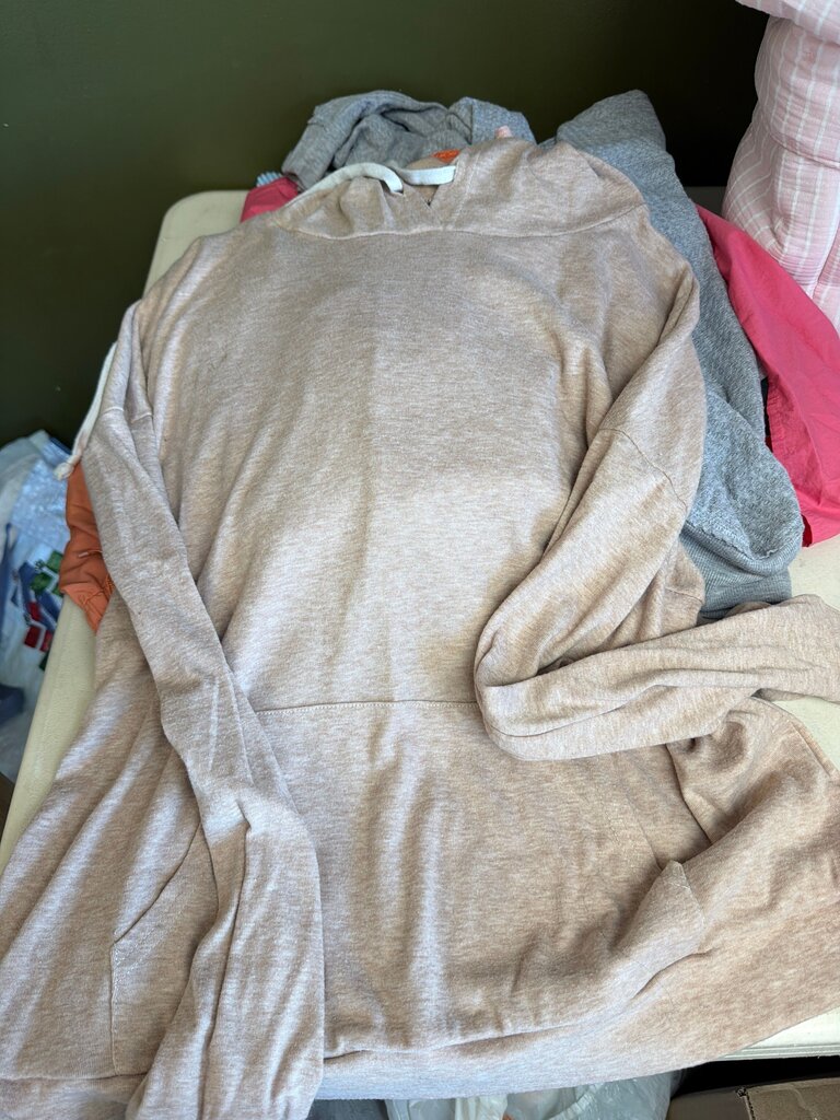 Light Brown Long Sleeve Hoodie