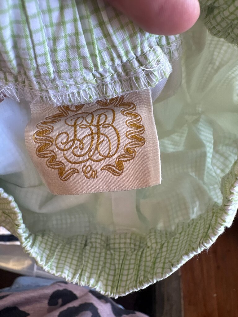 Green Gingham Boys' Shorts