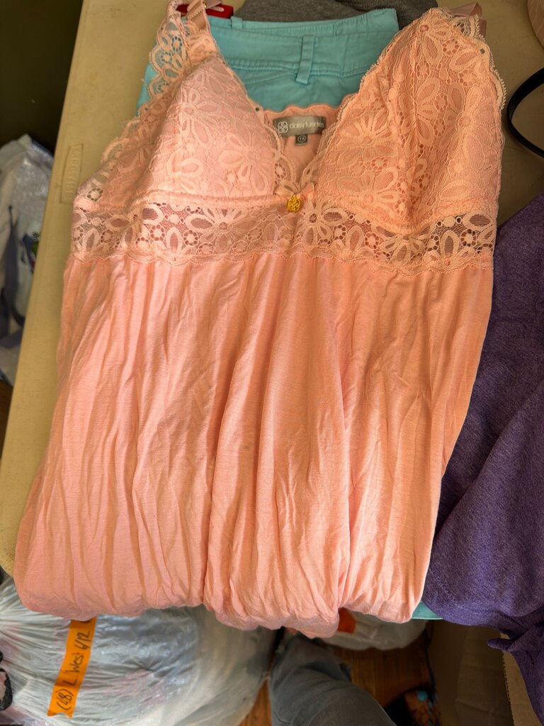 Daisy Fuentes Lace Overlay Sleep Top