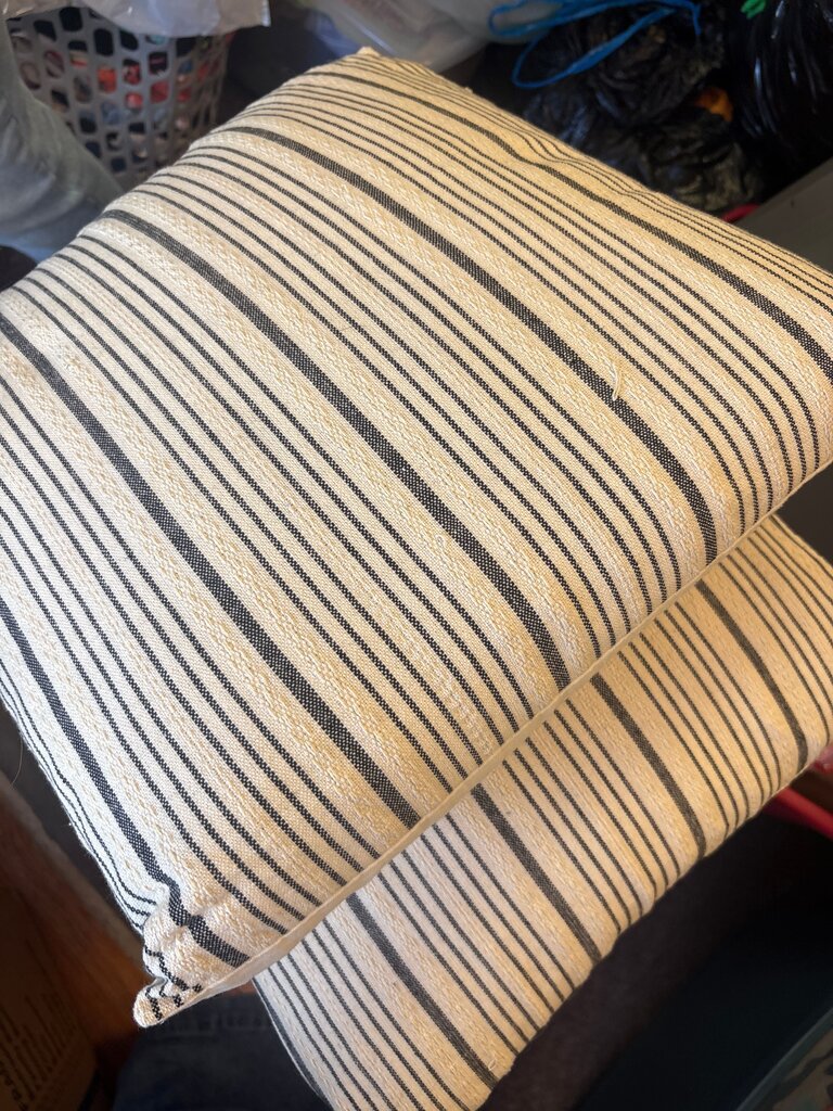 Striped Decorative Throw Pillows