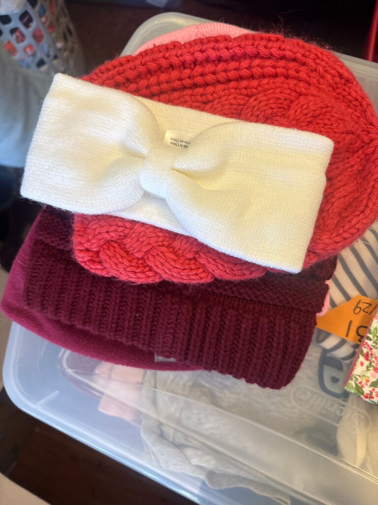 Knitted Baby Headband with Bow