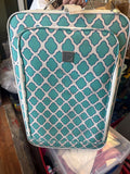 Turquoise Patterned Luggage