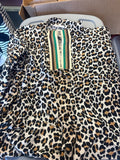 Leopard Print Button-Up Shirt