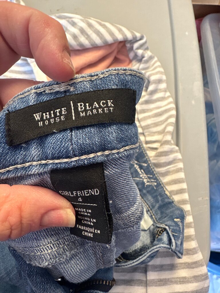 White House Black Market Girlfriend Jeans