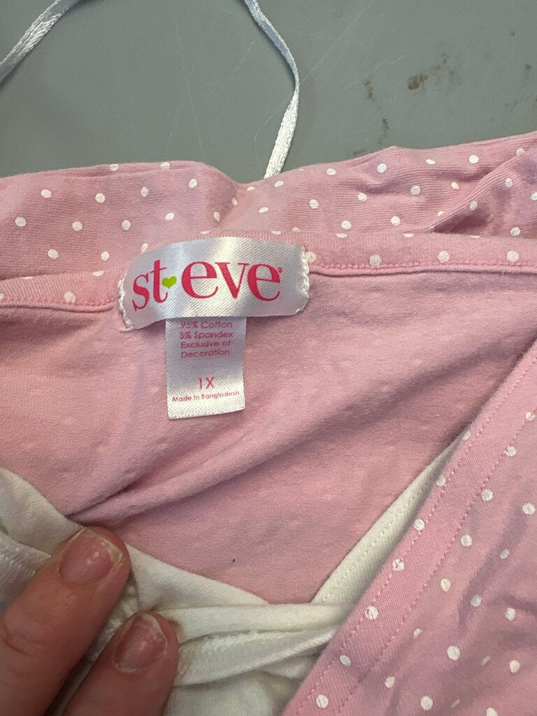 St. Eve Pink Polka Dot Camisole
