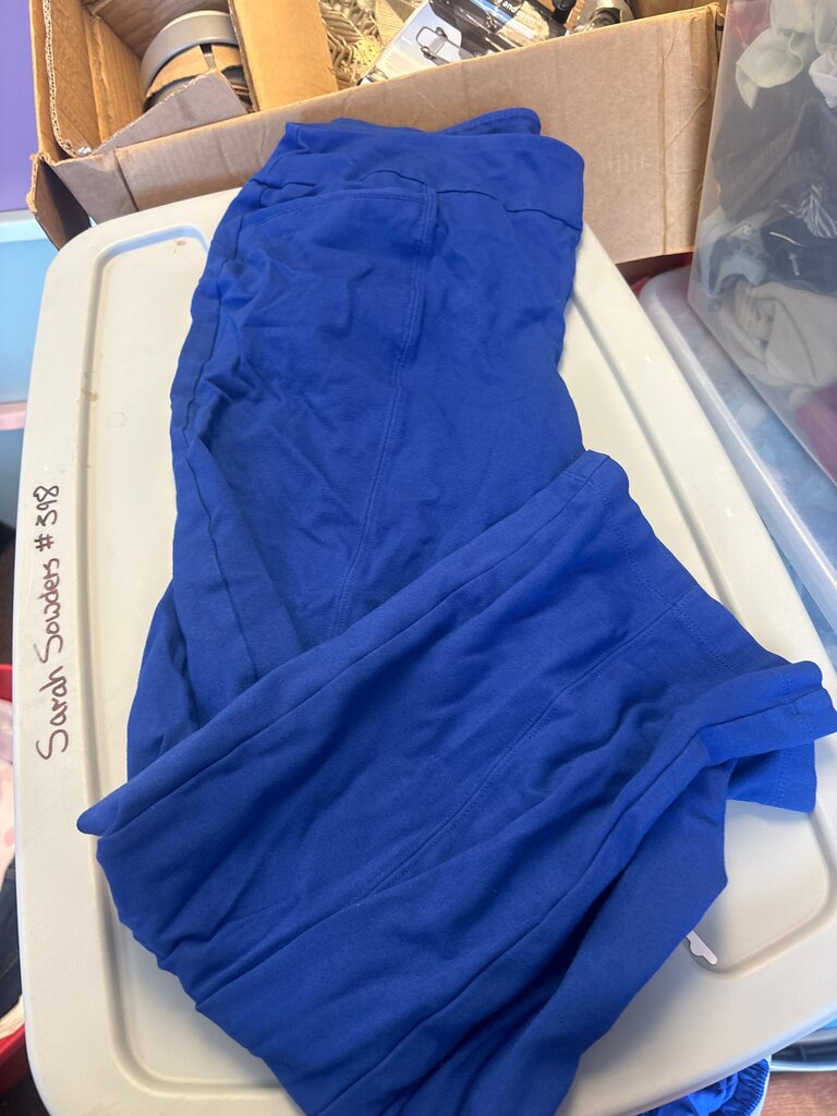 Blue Hi-Rise Leggings