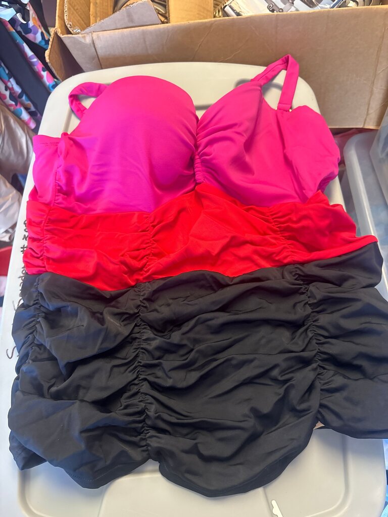 6th & Lane Color Block One Piece Swimwear