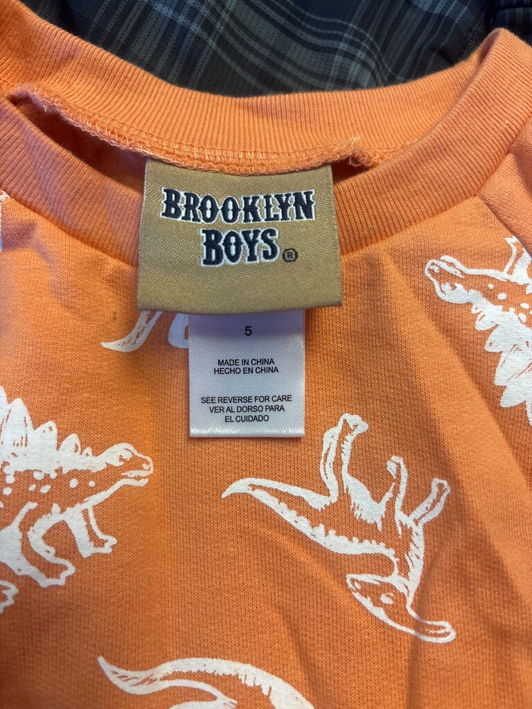 Brooklyn Boys Dinosaur Print Pajama Set