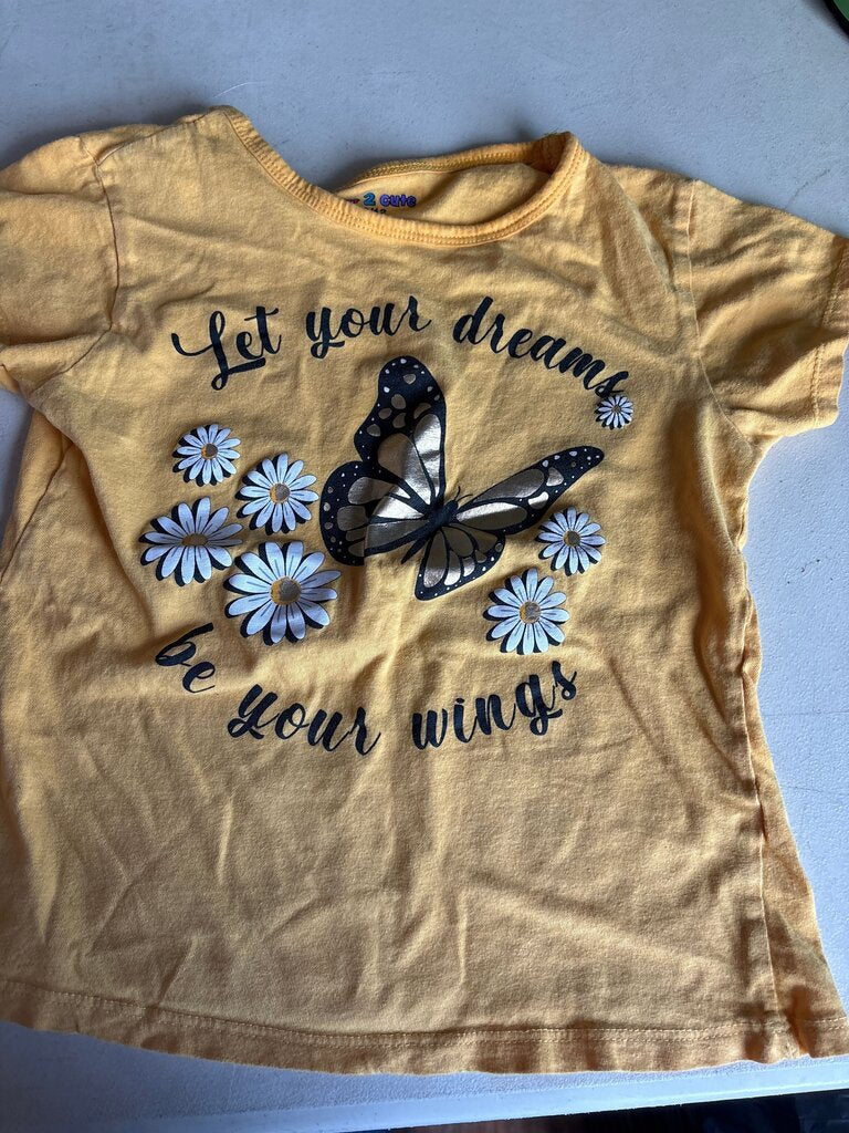 Just 2 Cute Butterfly Graphic Tee