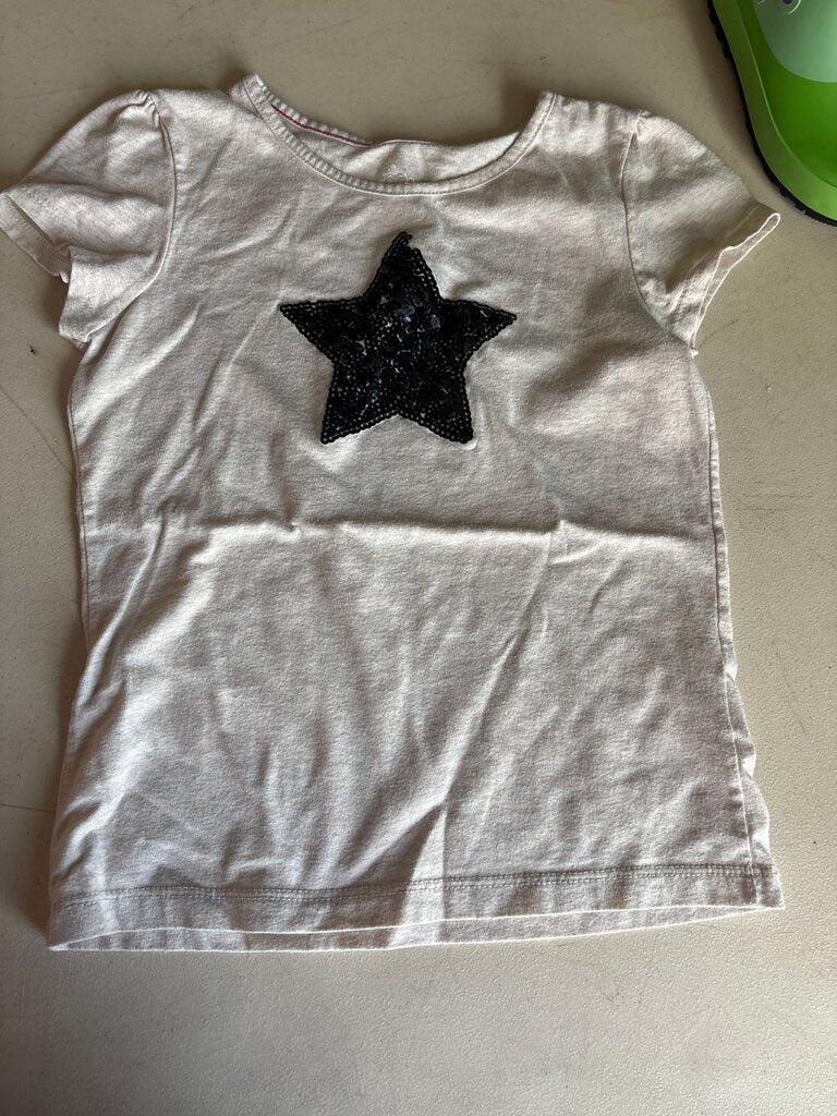 Girls' Star Sequined T-Shirt