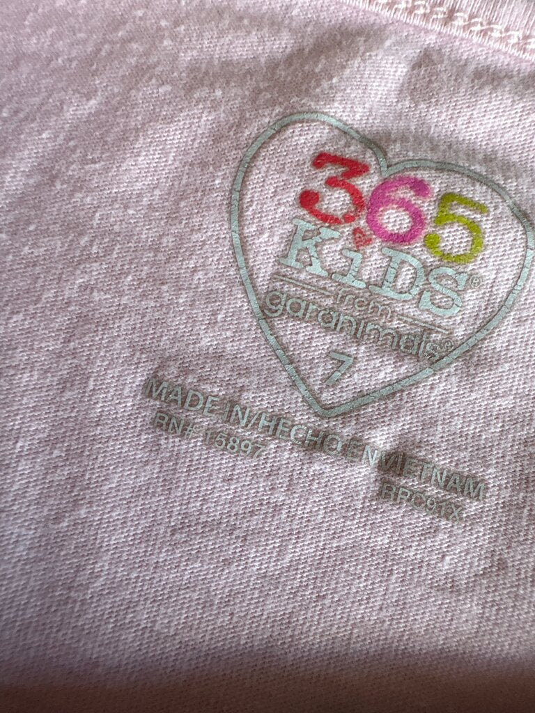 Girls Pink Graphic T-Shirt