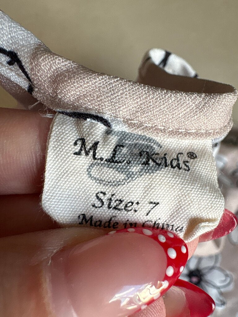 M.L. Kids Floral Dress