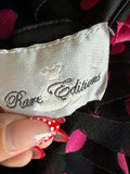 Rare Editions Black and Pink Polka Dot Dress