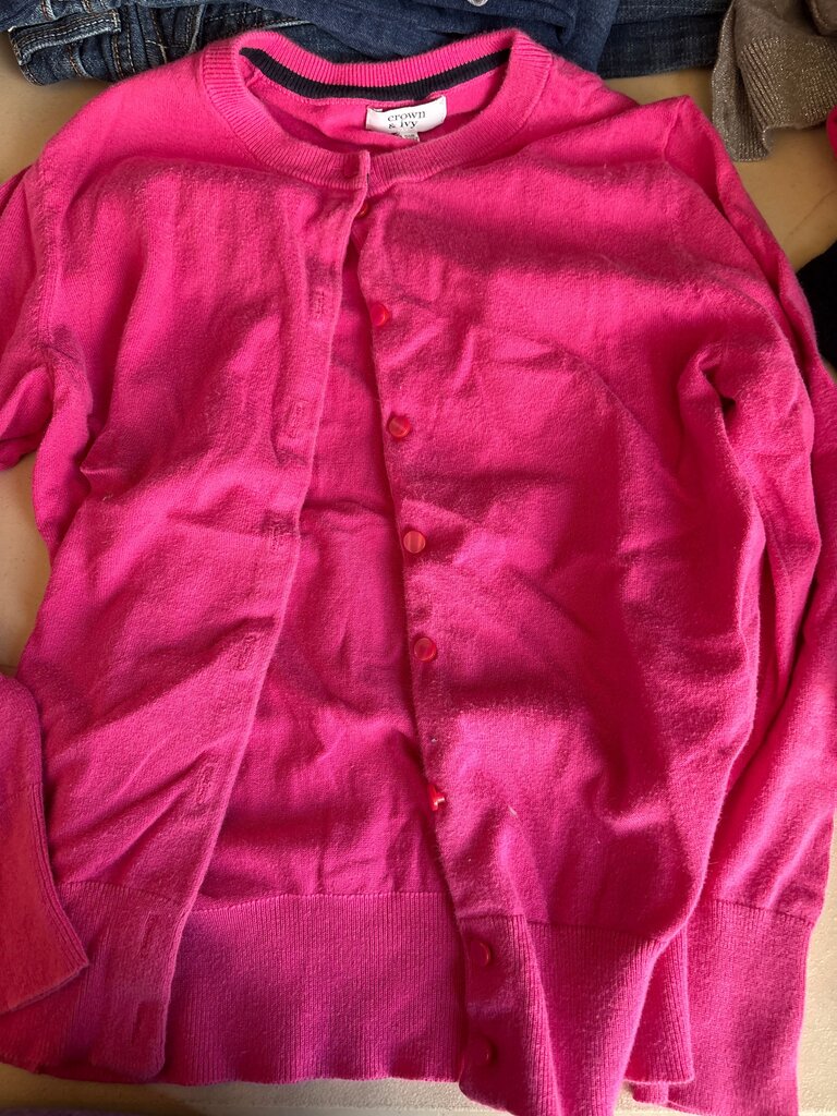 Crown & Ivy Pink Cardigan