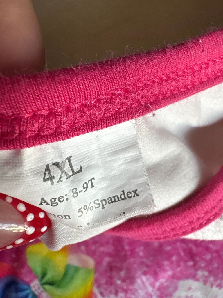 Girls' Pink Graphic Pajama Set
