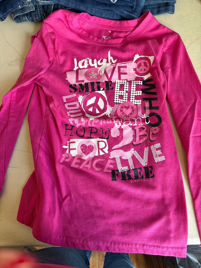 Justice Pink Long Sleeve T-Shirt