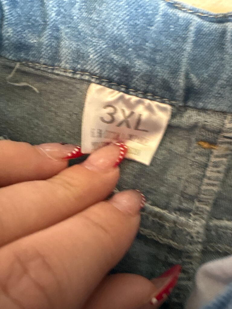 Girls' Denim Shorts with Crayon Design