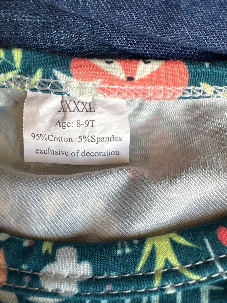 Winter Garden Fox Print Dress