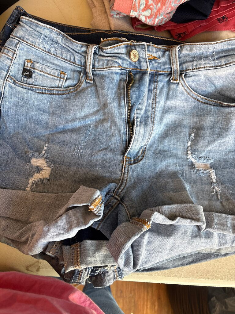KanCan Women's Distressed Denim Shorts