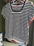 Women's Striped Short Sleeve Top