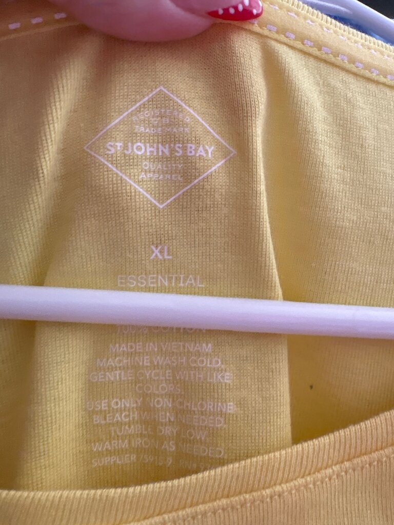 St. John's Bay Essential Yellow T-Shirt