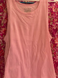 Hanes Pink Ribbed Tank Top