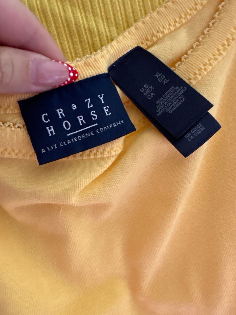 Crazy Horse Yellow Tank Top