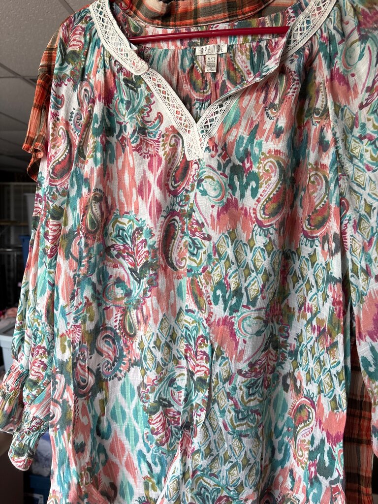 Spense Floral Print Blouse