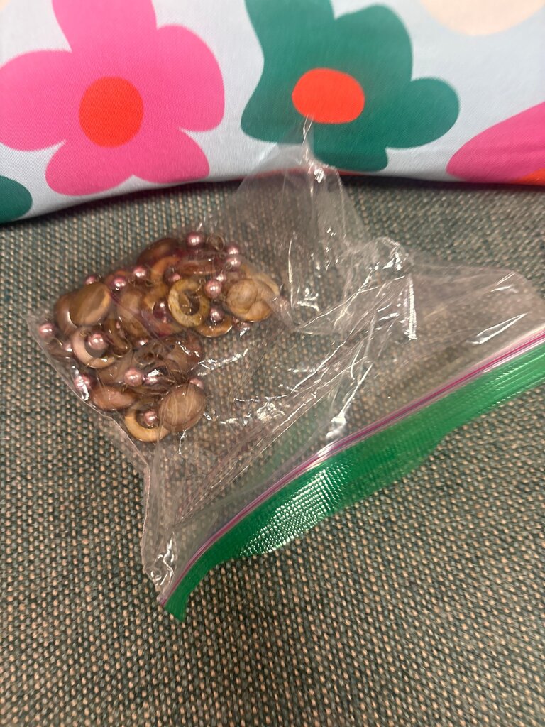 Assorted Wooden and Beaded Jewelry Making Supplies