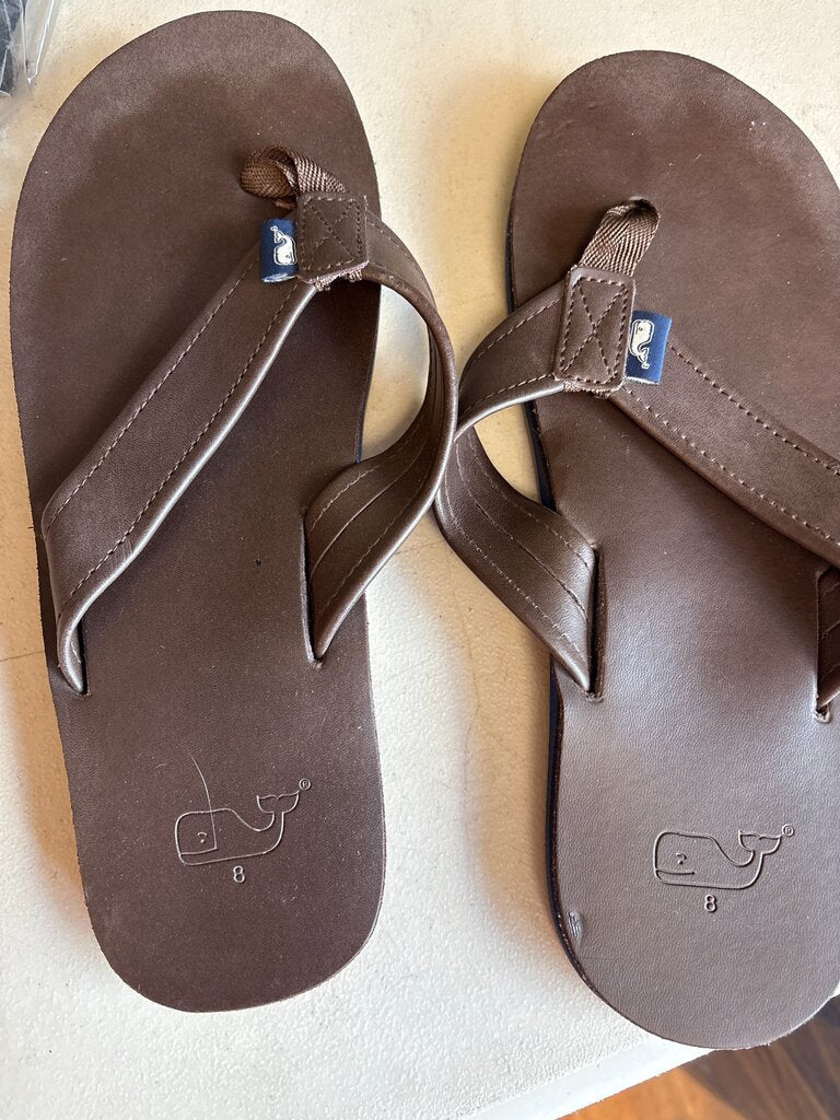 Brown Flip Flops
