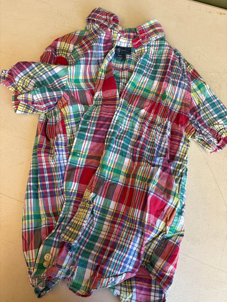 Ralph Lauren Girls' Plaid Button-Up Shirt