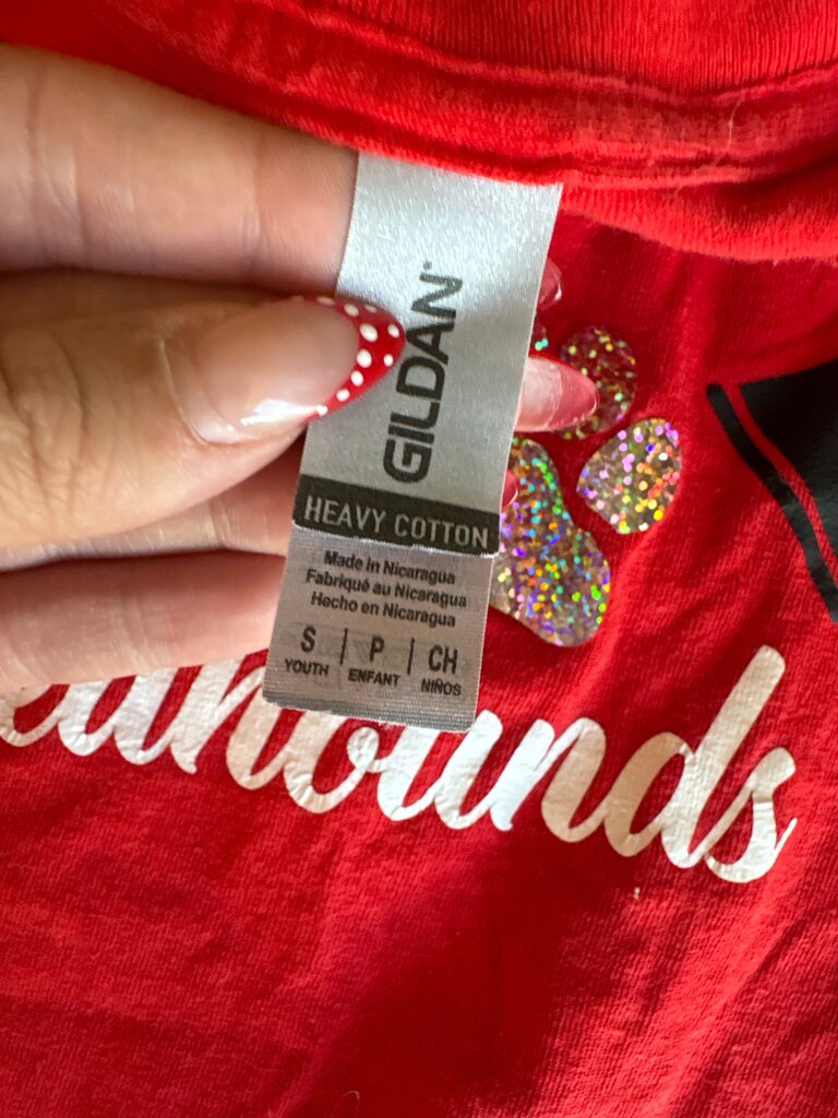 Gildan Heavy Cotton Youth T-Shirt - Red Redhounds