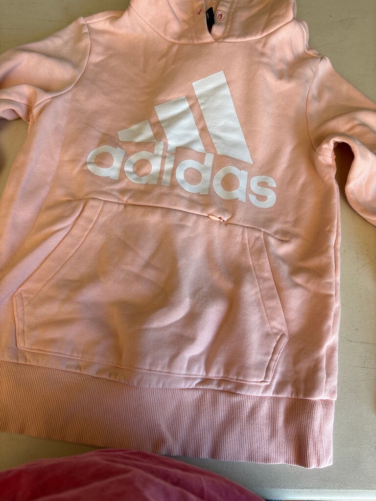 Adidas Women's Pink Pullover Hoodie