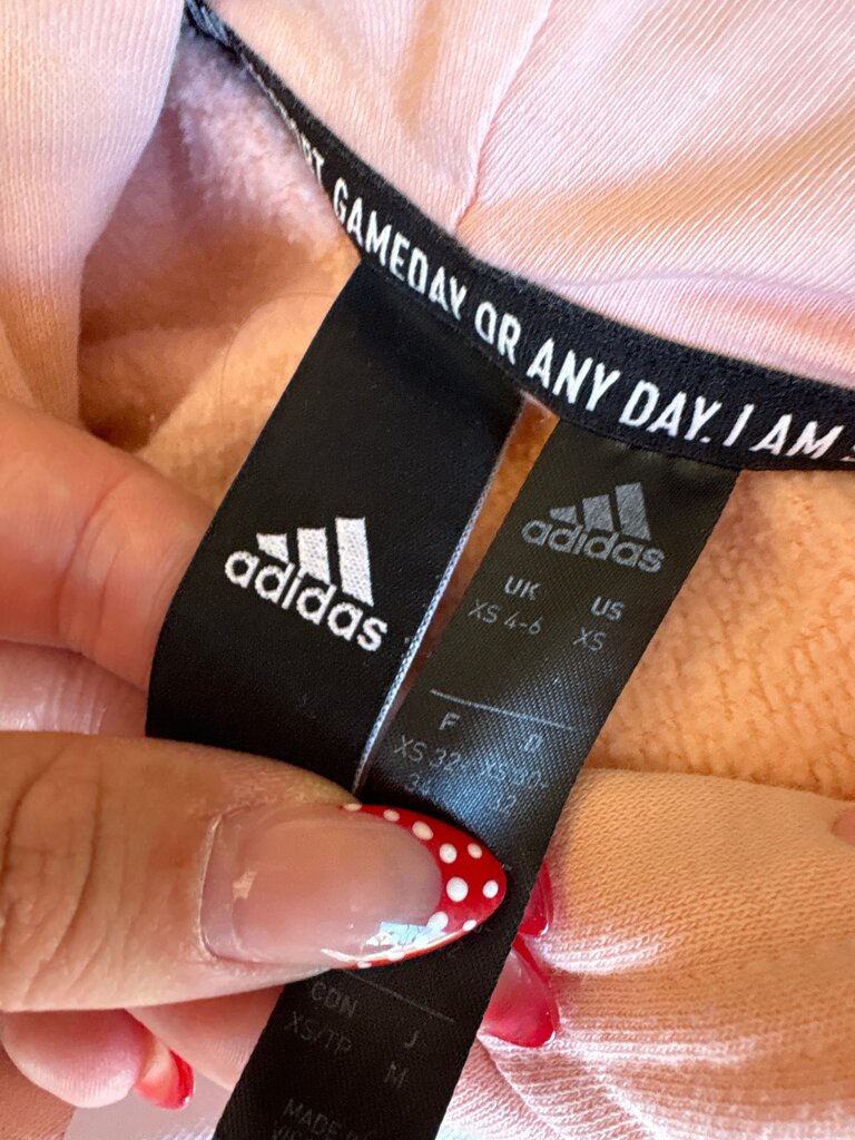 Adidas Women's Pink Pullover Hoodie