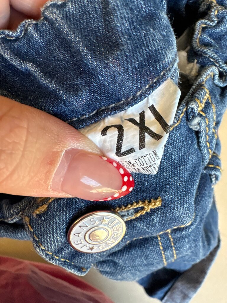 Girls Denim Shorts with Cat Design