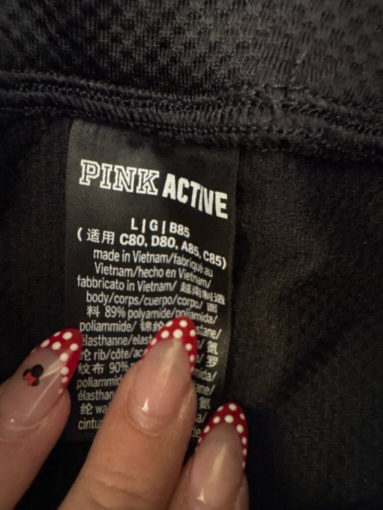 PINK ACTIVE Black Leggings
