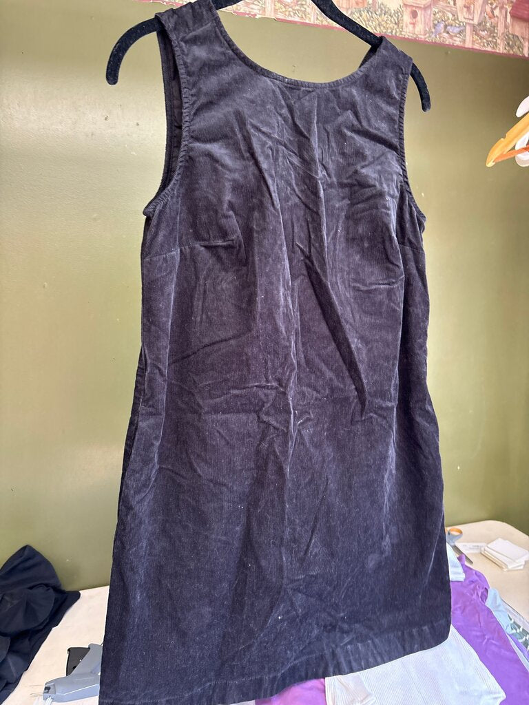 Time and True Black Corduroy Dress
