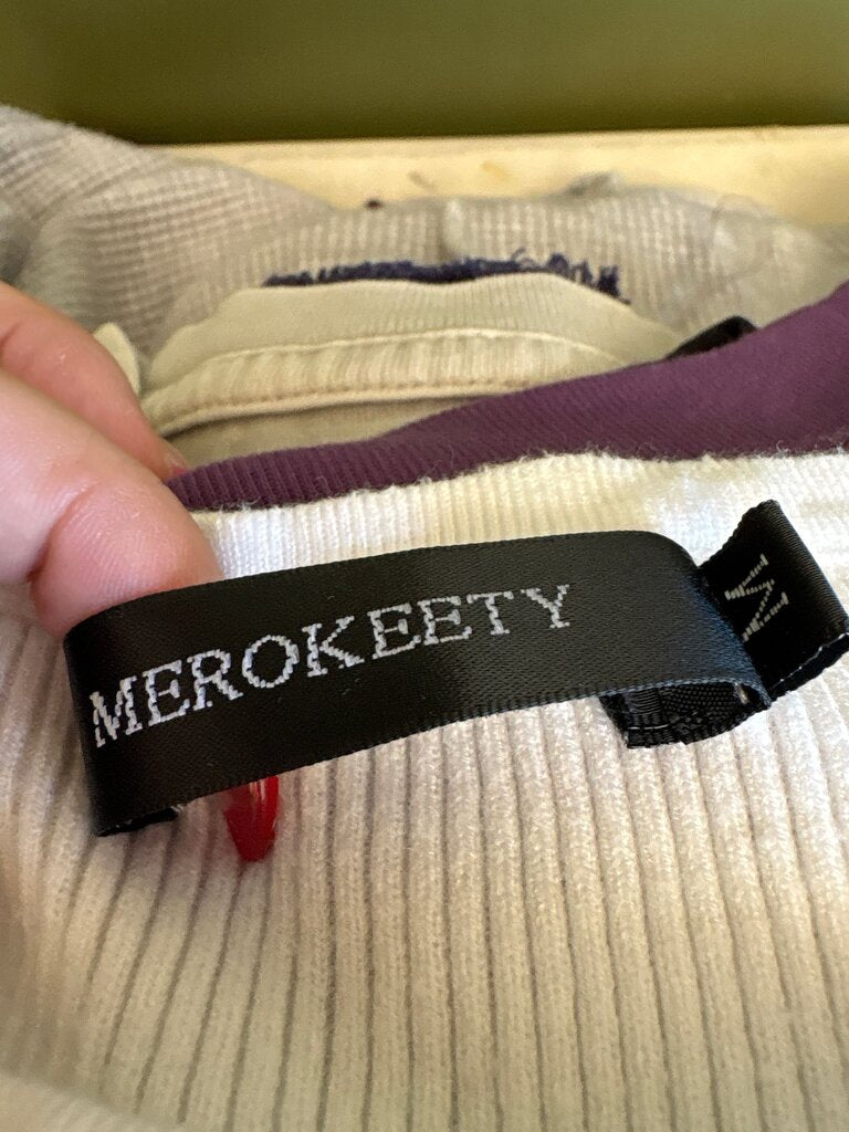 Merokeety Ribbed Bodysuit